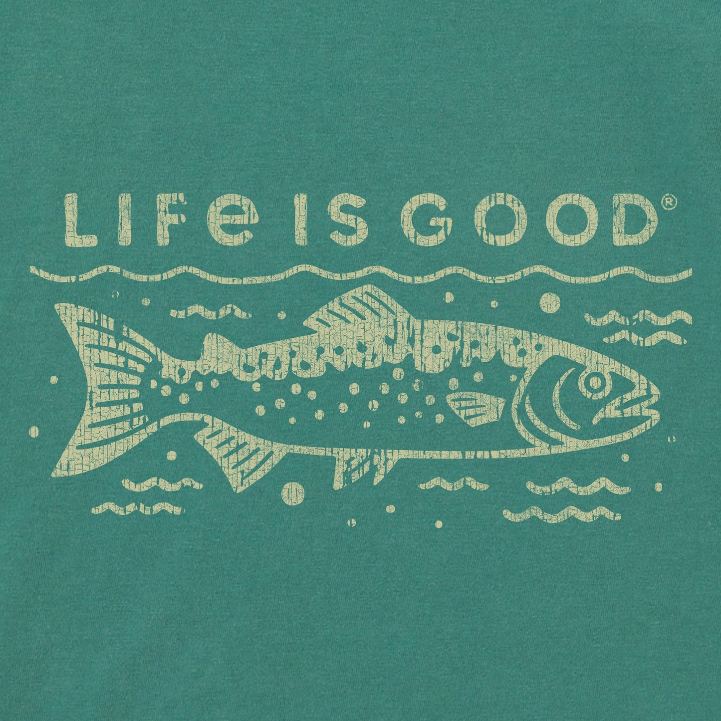 Men's Crafty Trout Short Sleeve Crusher Tee