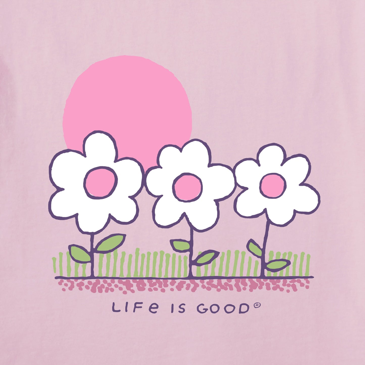 Women's 3 Little Flowers Short Sleeve Tee