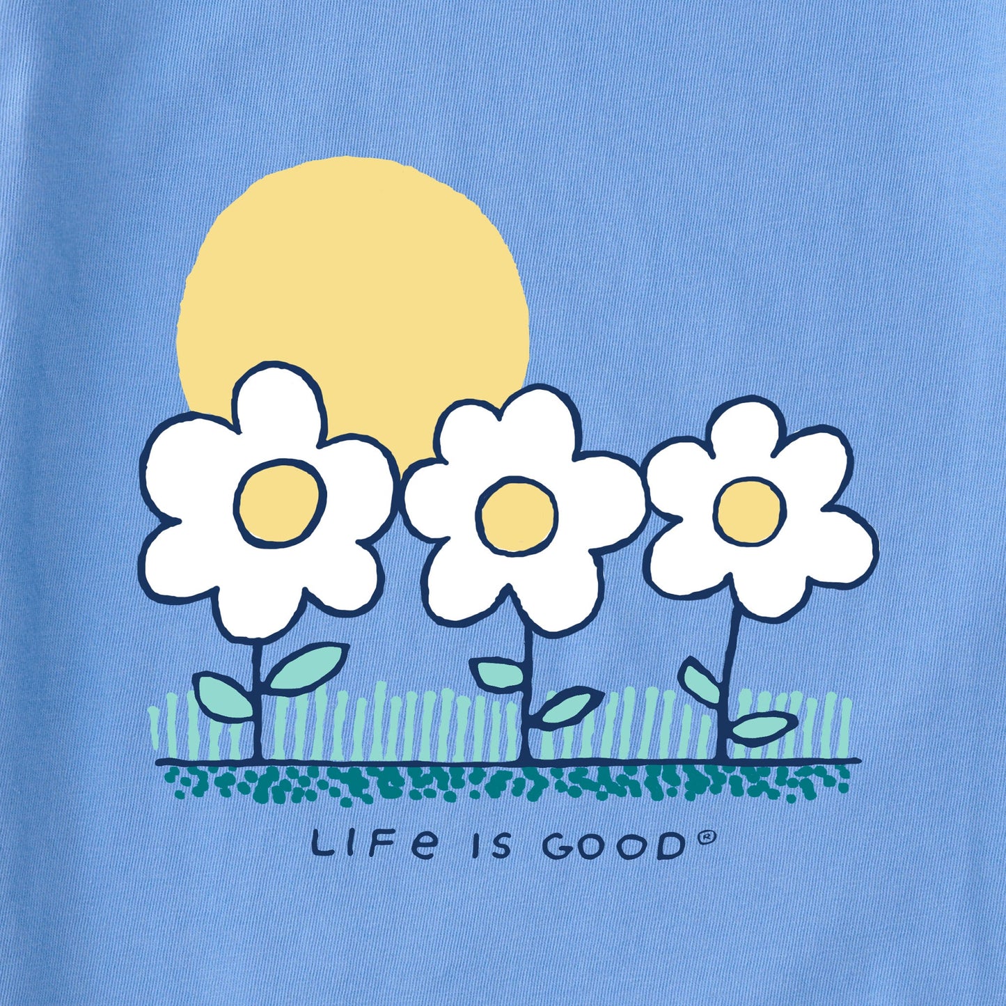 Women's 3 Little Flowers Short Sleeve Tee