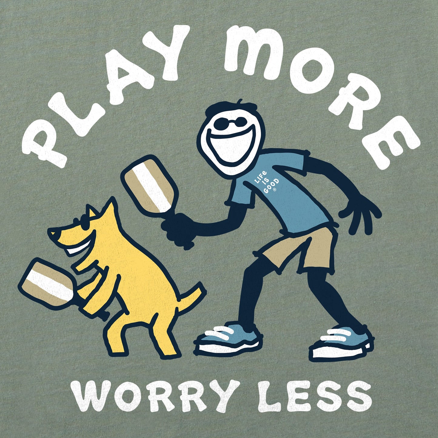 Men's Jake & Rocket Play Pickleball Short Sleeve Tee