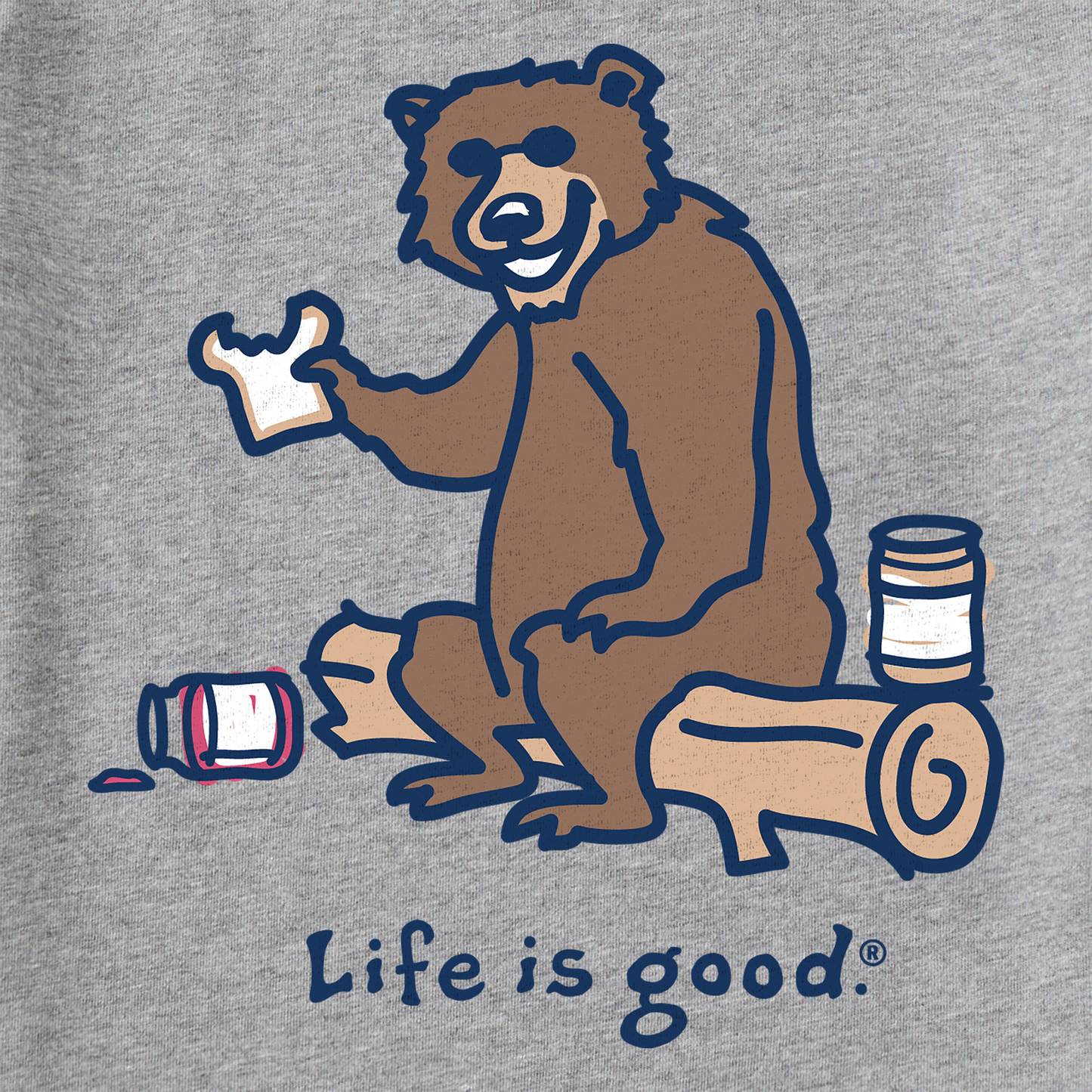Men's Bear PB&J Short Sleeve Crusher Tee
