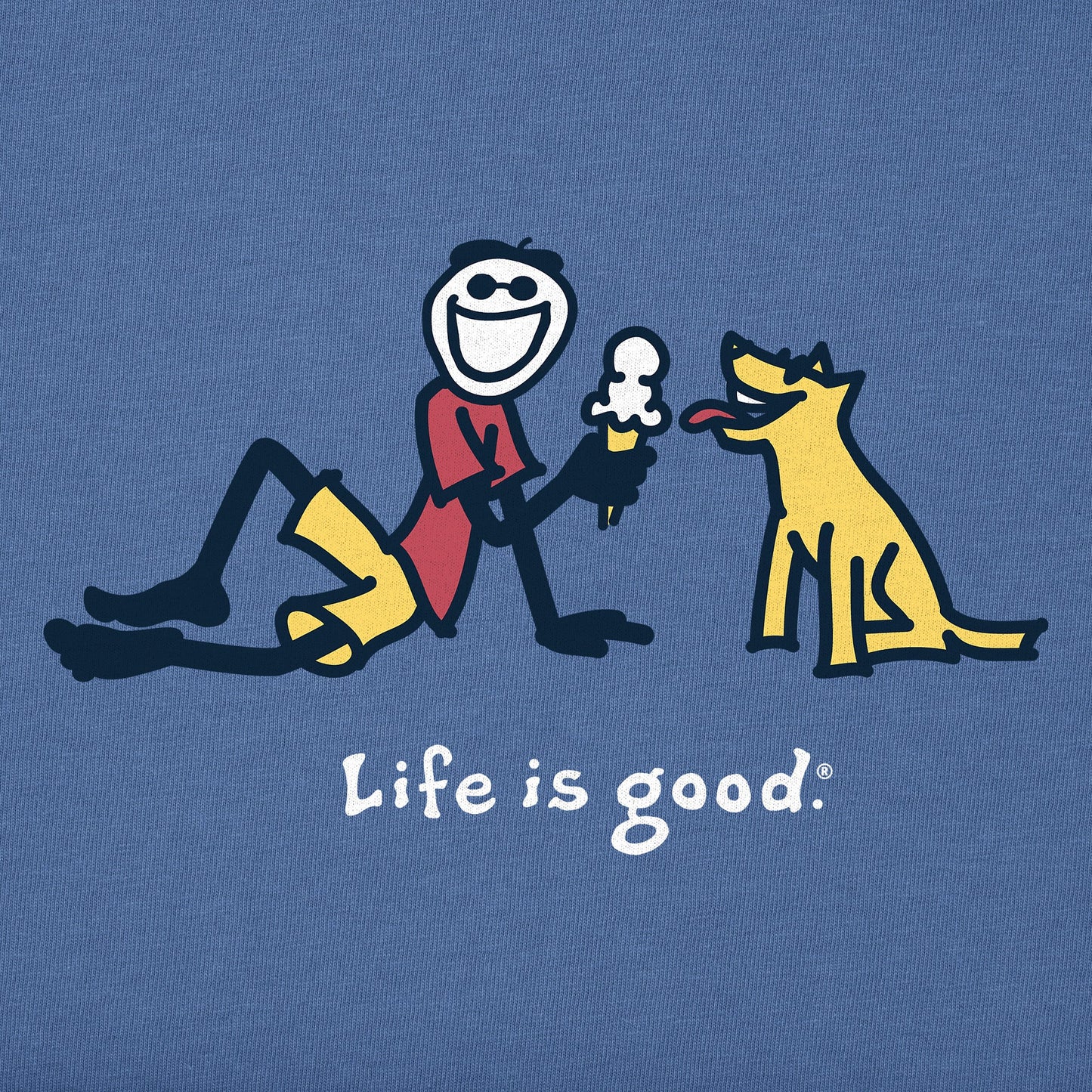 Men's Jake & Rocket Ice Cream Short Sleeve Crusher Tee