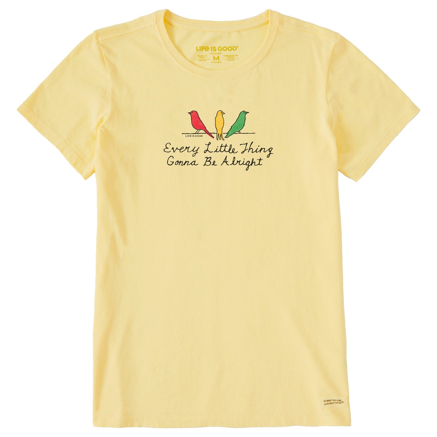 Women's Three Little Birds Gonna Be Alright Short Sleeve Tee