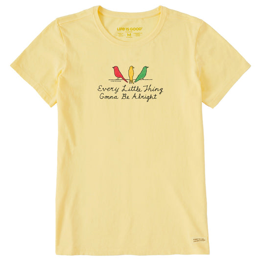 Women's Three Little Birds Gonna Be Alright Short Sleeve Tee