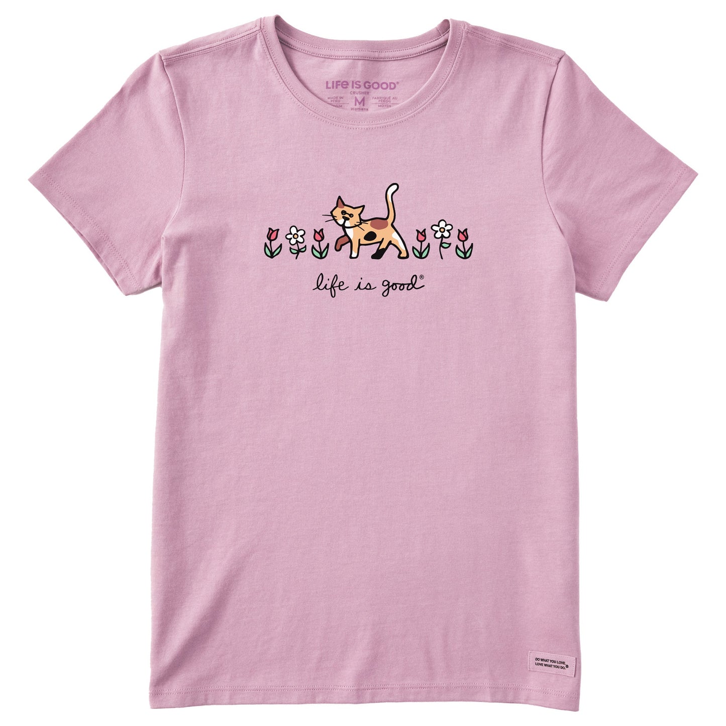 Women's Al with Flowers Short Sleeve Crusher Tee