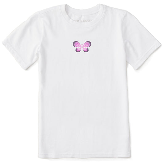 Kids Mini Butterfly Short Sleeve Crusher Tee