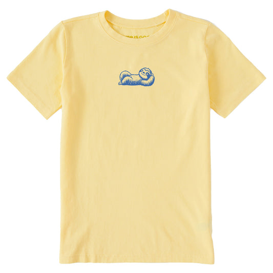 Kids Mini Sloth Short Sleeve Crusher Tee