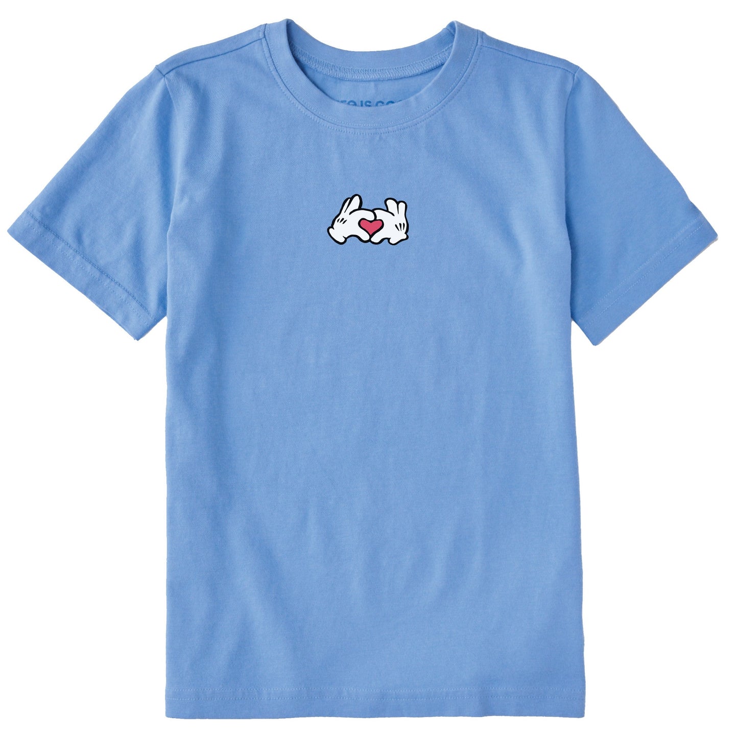 Kids Mini Hand Heart Short Sleeve Crusher Tee