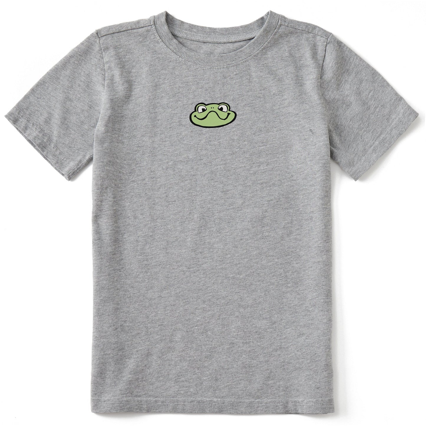 Kids Mini Frog Face Short Sleeve Crusher Tee