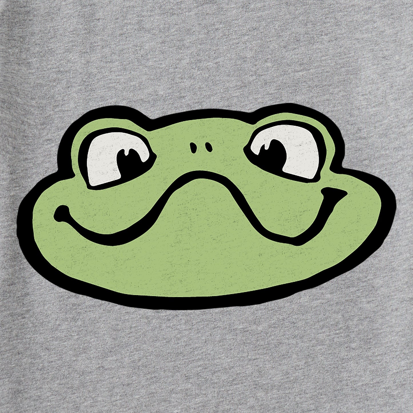 Kids Mini Frog Face Short Sleeve Crusher Tee