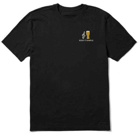 Men's Mini Music Beer Short Sleeve Tee