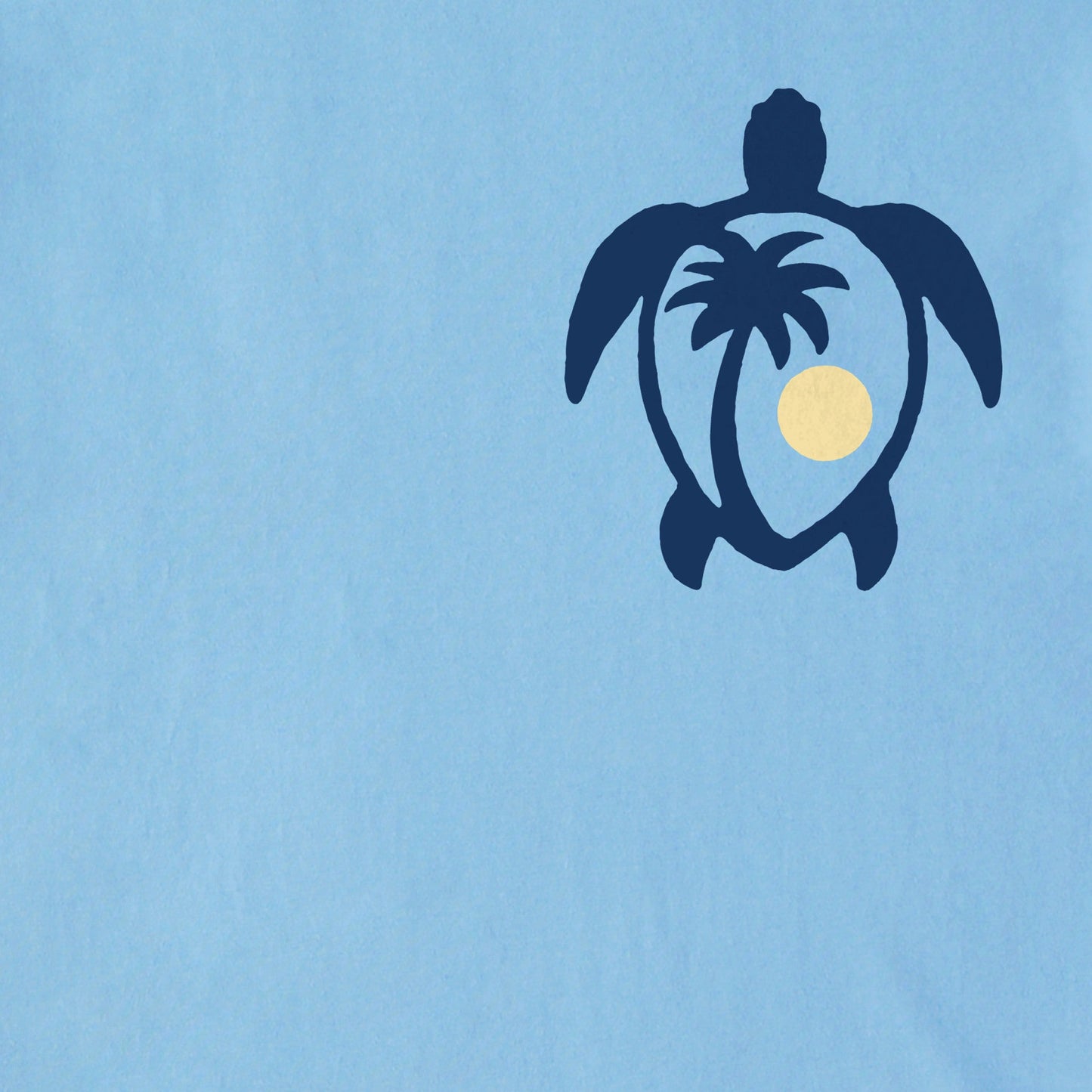 Men's Mini Beach Turtle Short Sleeve Tee