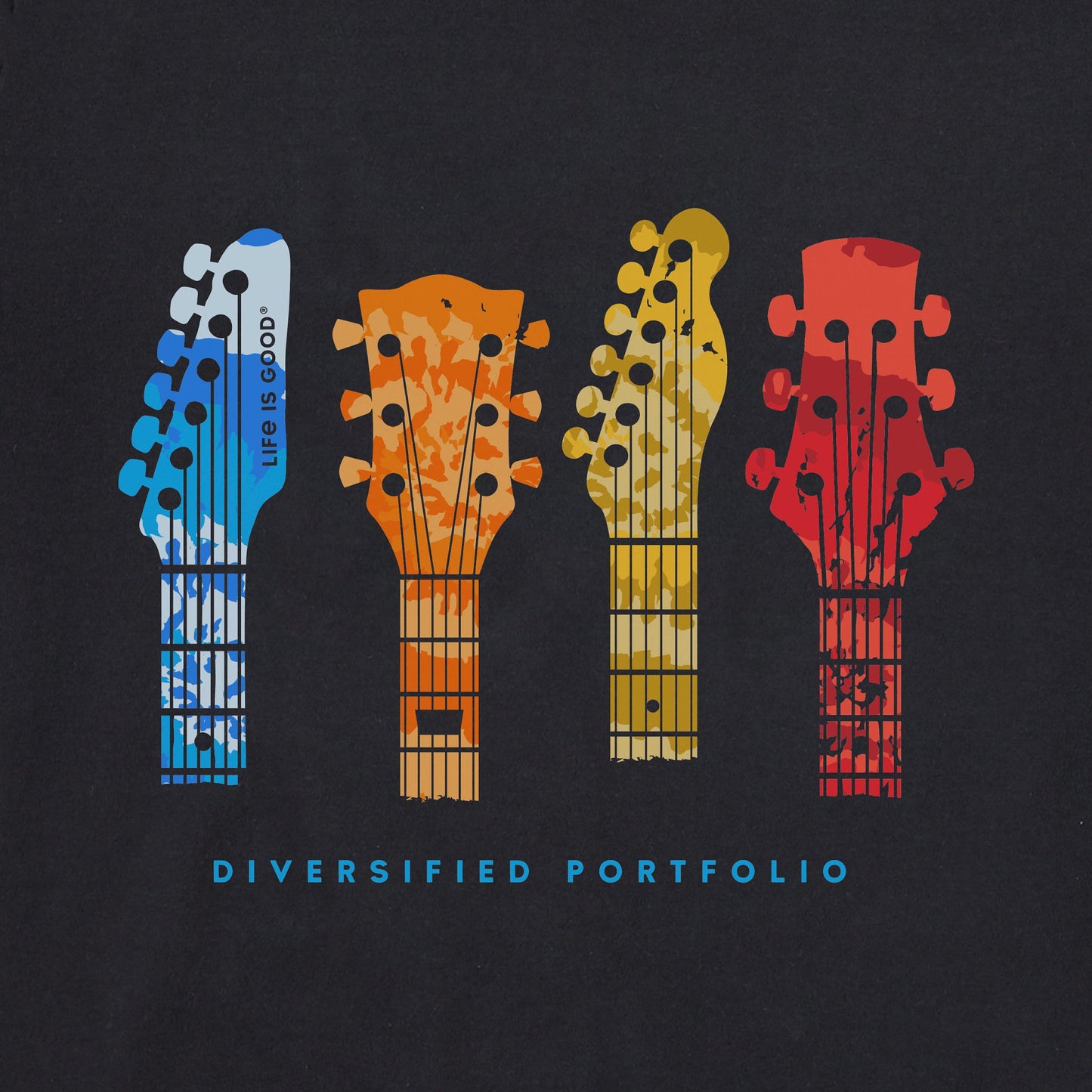 Men's Guitars DP Tie Dye Short Sleeve Tee