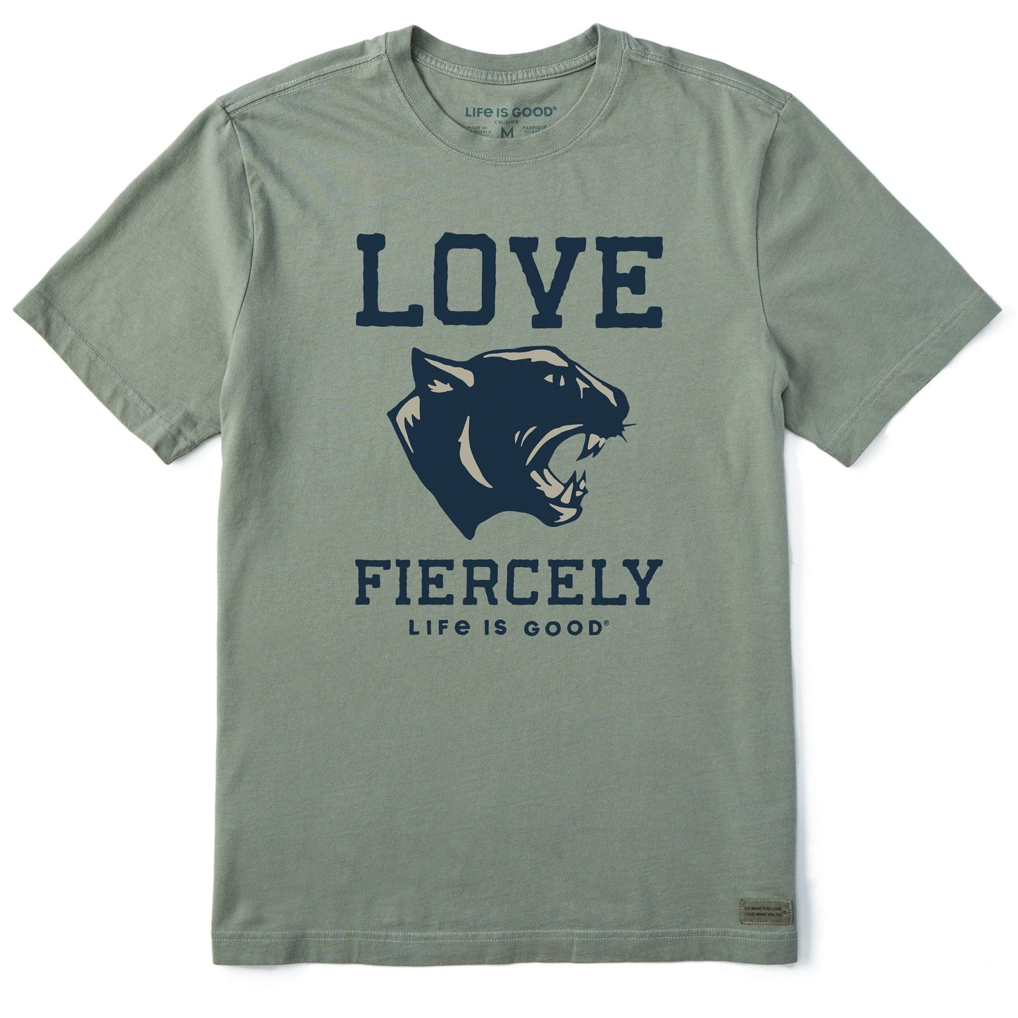 Men's Love Fiercely Panther Short Sleeve Tee