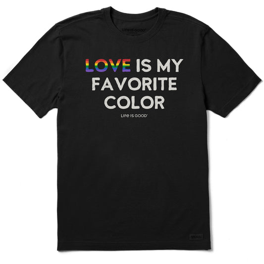 Men's Crafty LOVE is my Favorite Color Short Sleeve Tee