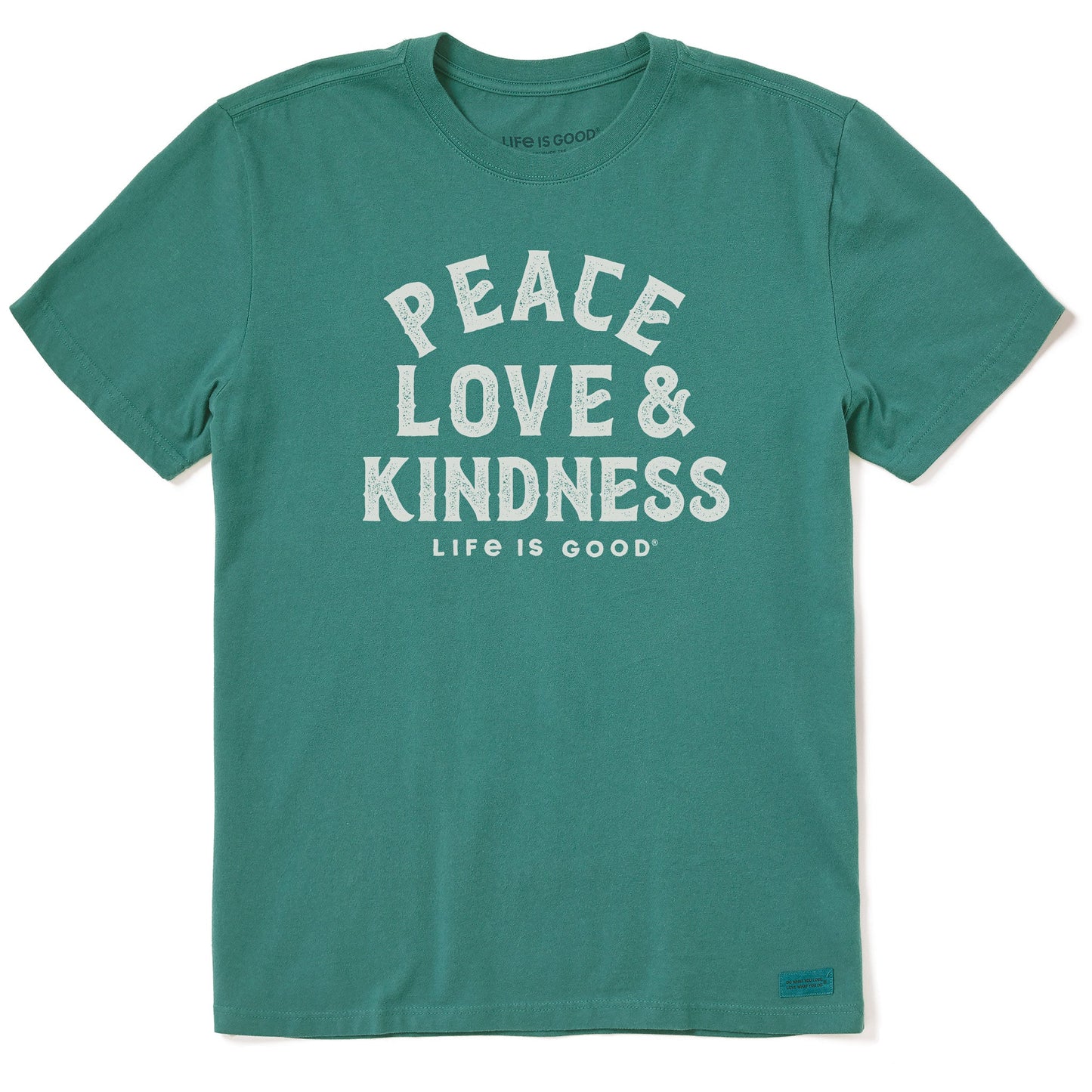 Men's Peace Love & Kindness Short Sleeve Crusher Tee