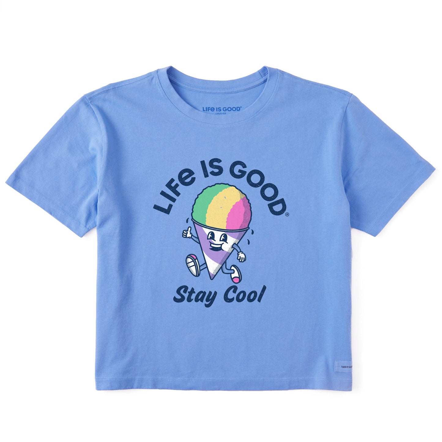 Women's Snow Cone Stay Cool Short Sleeve Crusher Boxy Tee