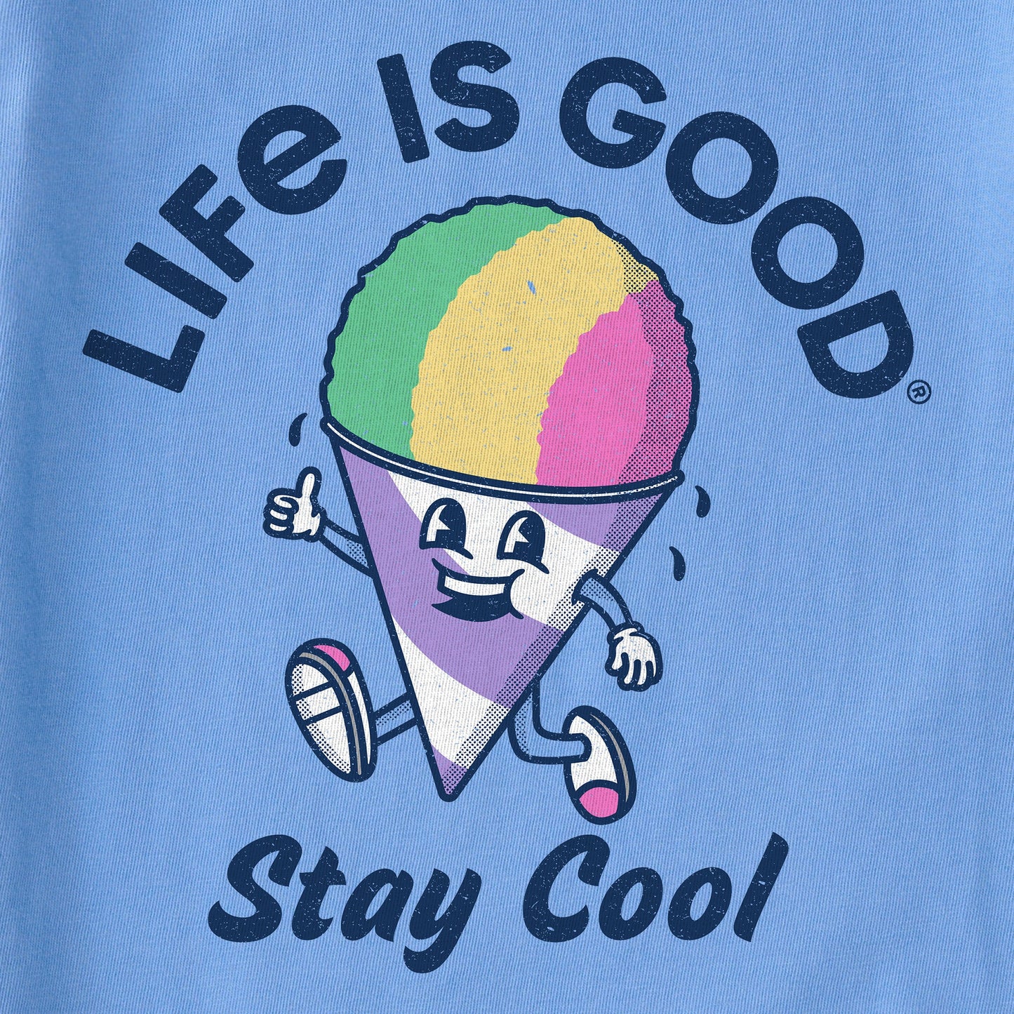 Women's Snow Cone Stay Cool Short Sleeve Crusher Boxy Tee