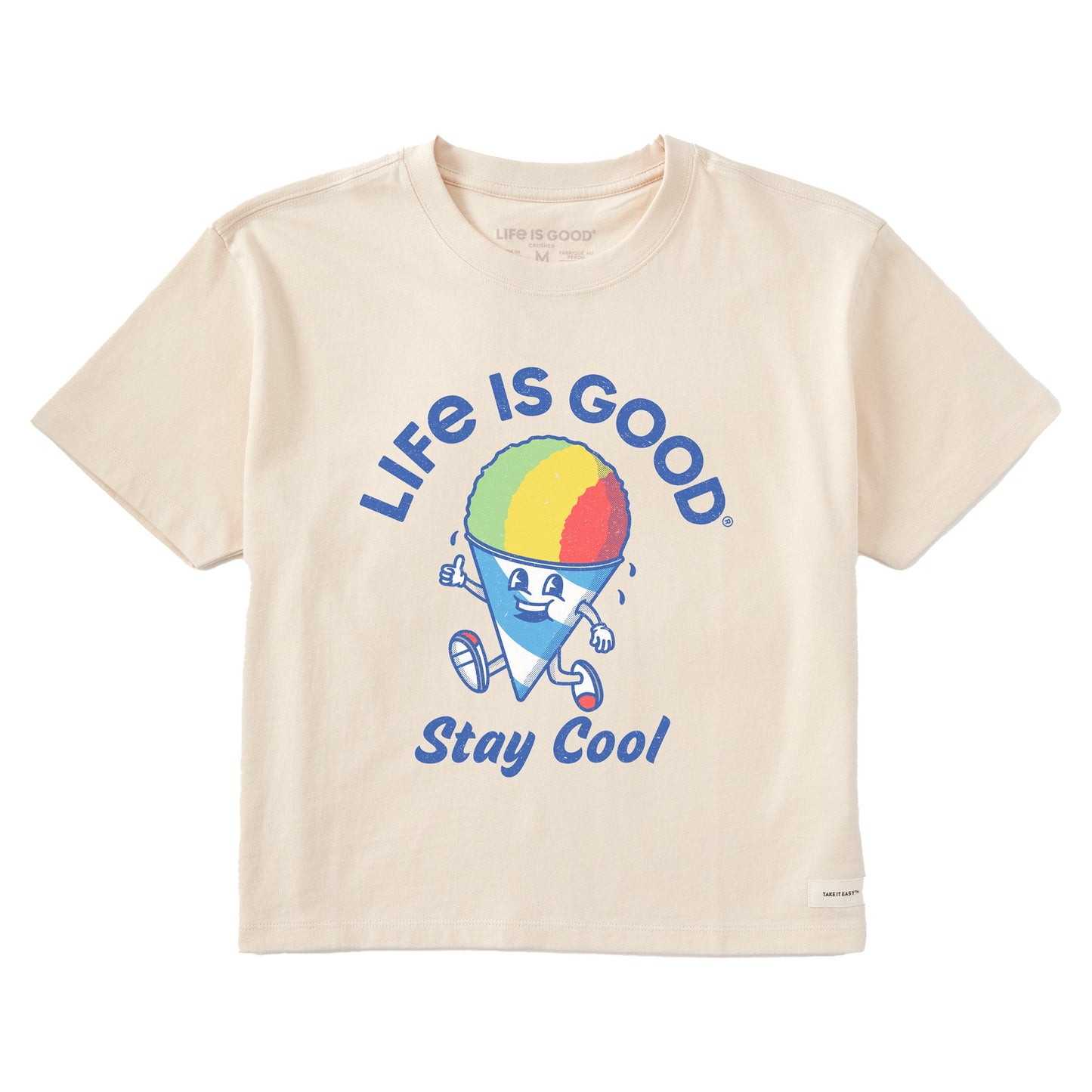 Women's Snow Cone Stay Cool Short Sleeve Crusher Boxy Tee