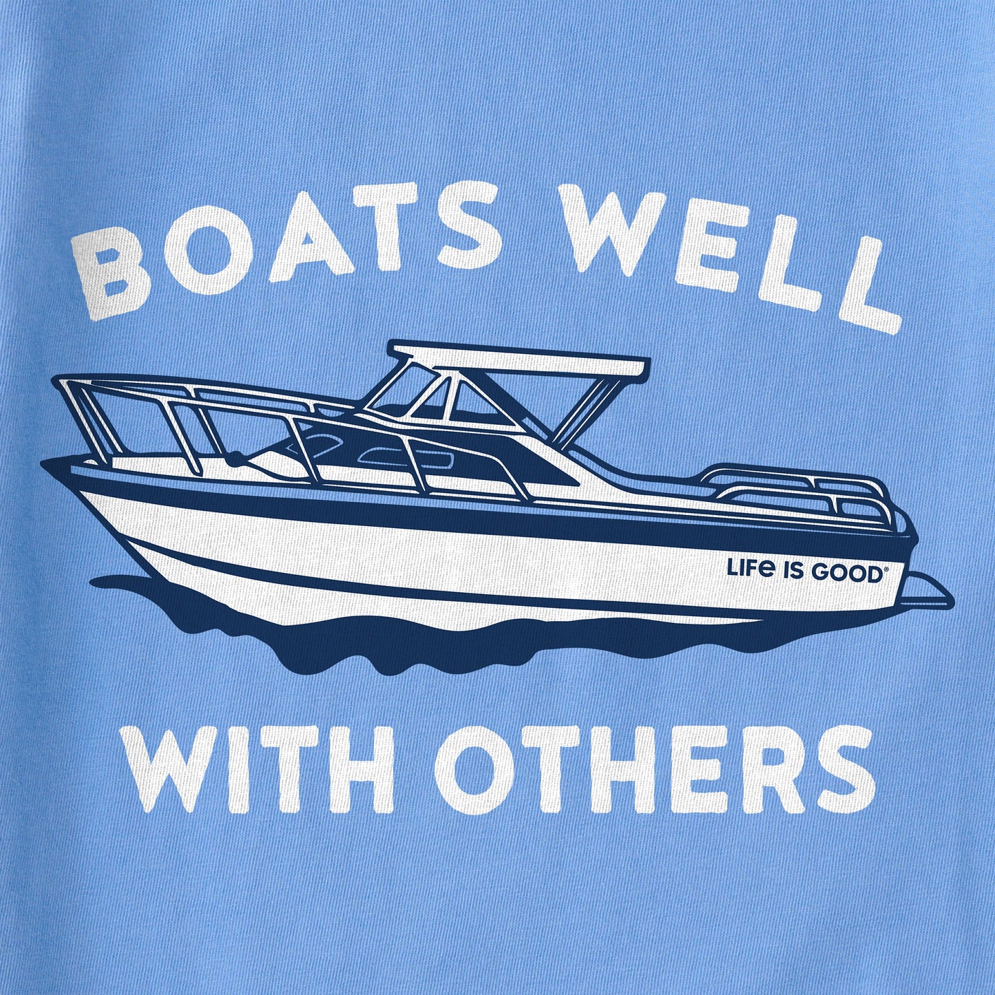 Women's Boats Well With Others Short Sleeve Crusher Boxy Tee