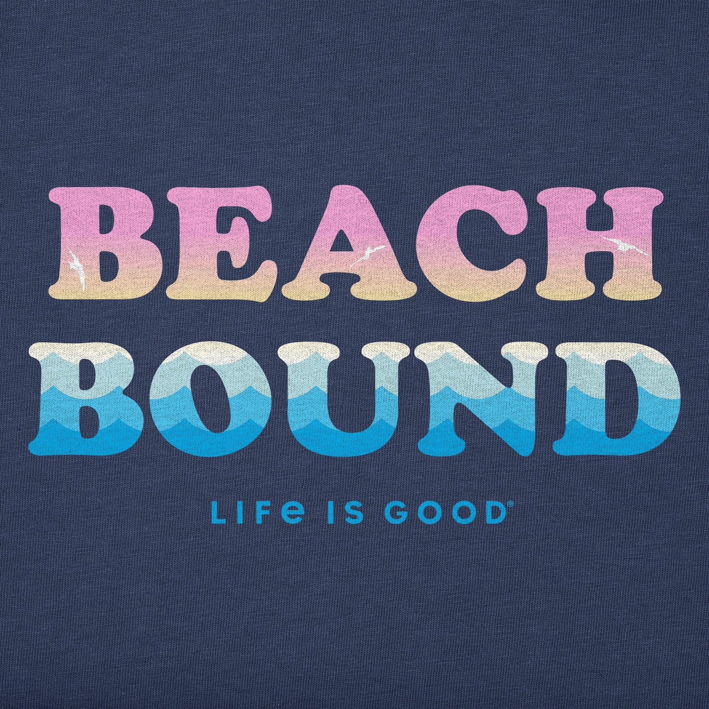 Women's Beach Bound Sunset Short Sleeve Crusher Boxy Tee