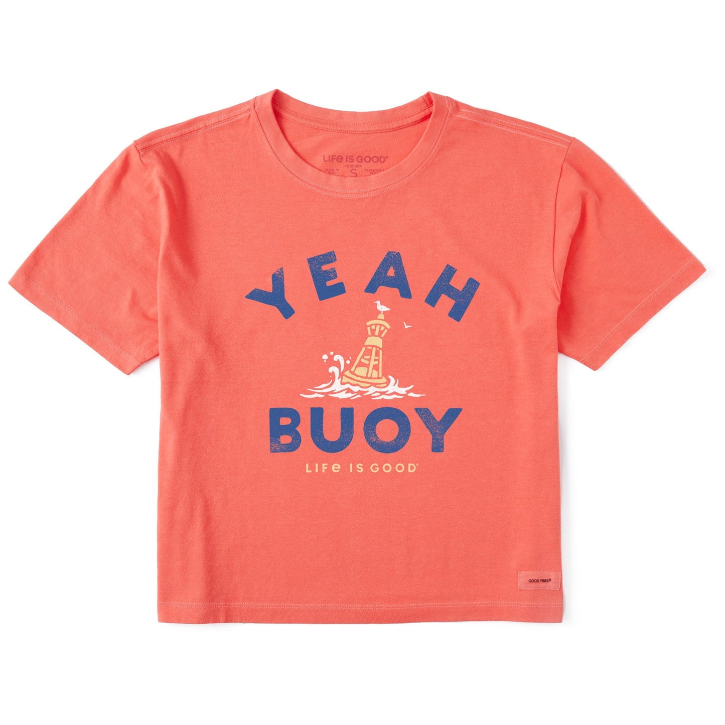 Women's Yeah Buoy Short Sleeve Crusher Boxy Tee