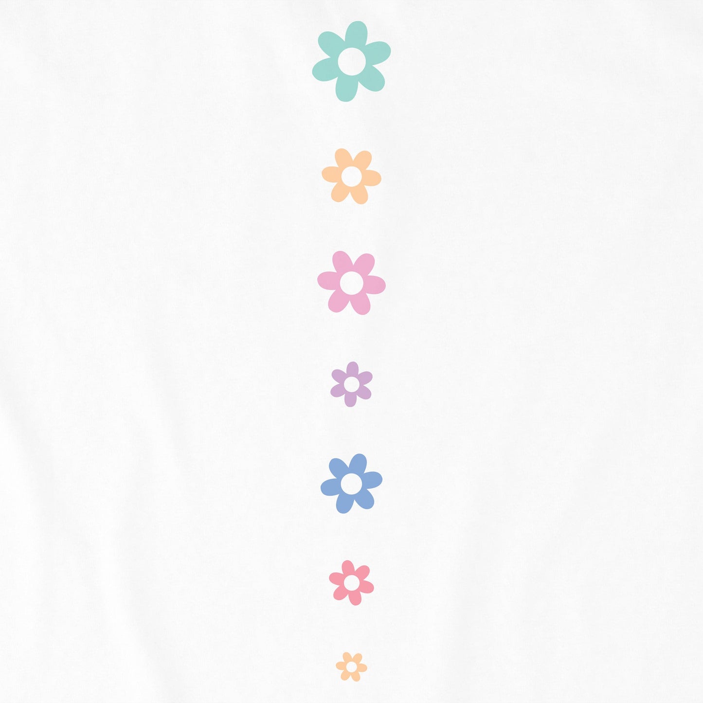 Women's Daisy Circle Psychedelic Long Sleeve Crusher Tee