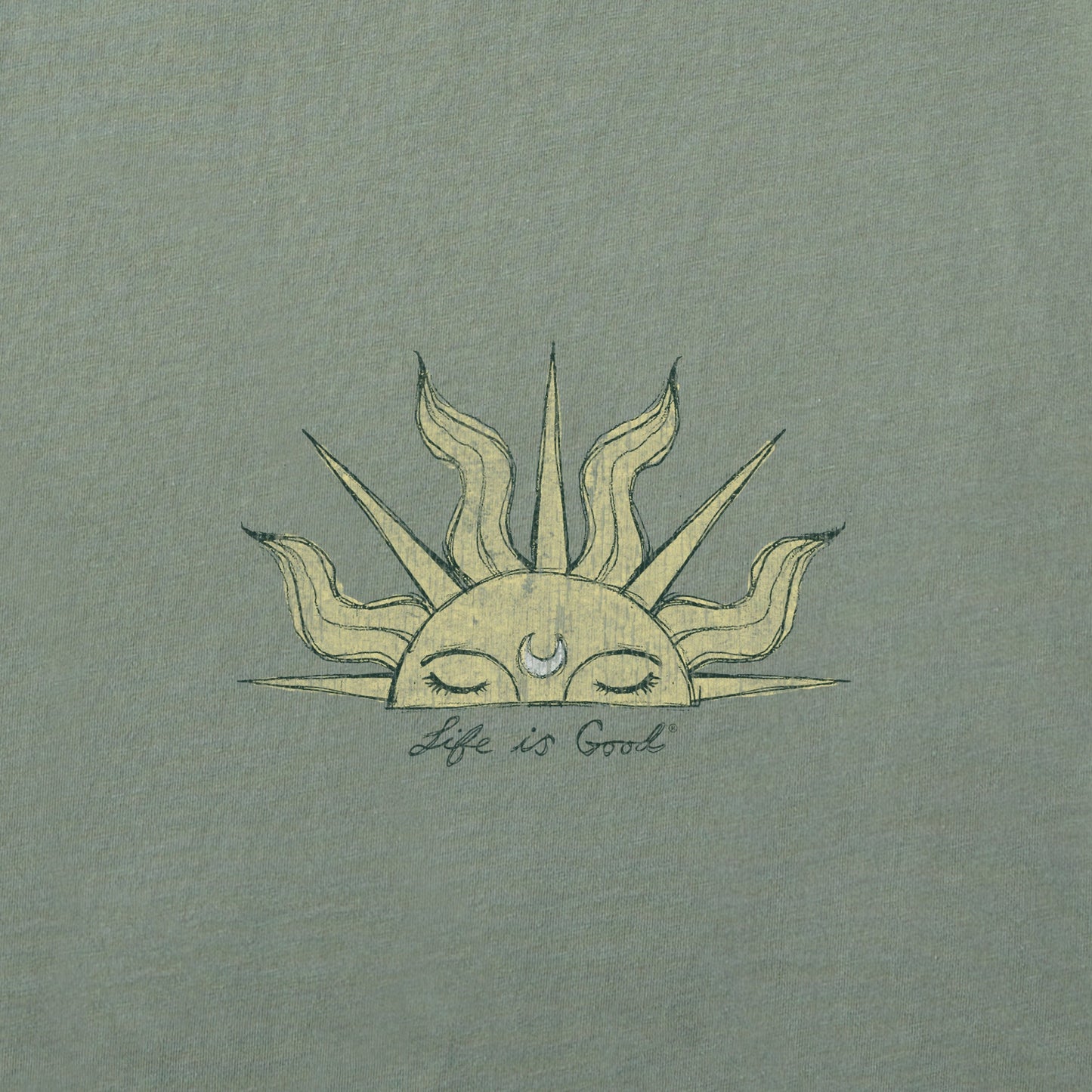 Women's Good Day Sunshine Ocean Short Sleeve Crusher Boxy Tee