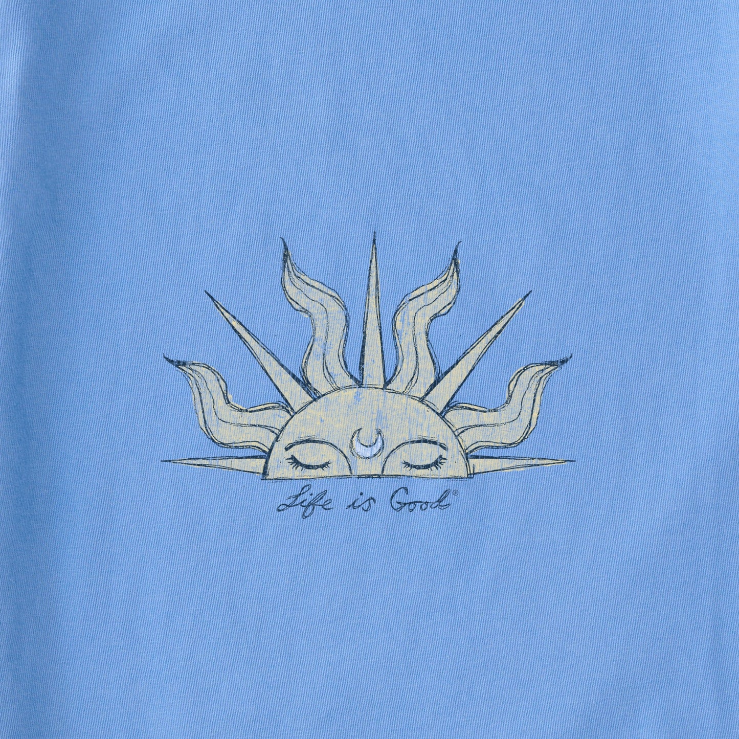 Women's Good Day Sunshine Ocean Short Sleeve Crusher Boxy Tee