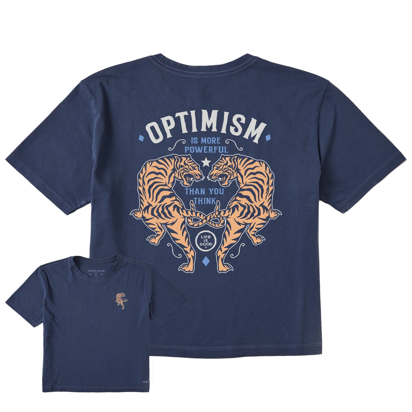 Women's Tigers Short Sleeve Crusher Boxy Tee
