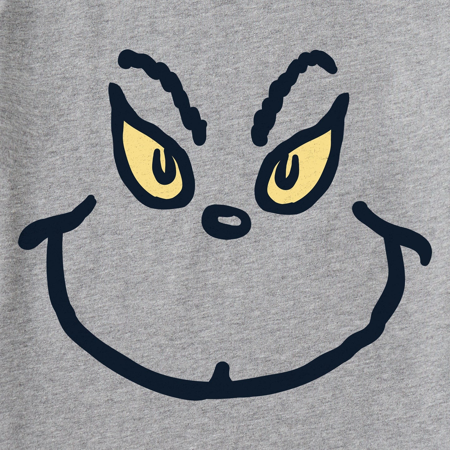 Women's Grinch Grin Long Sleeve Crusher Tee