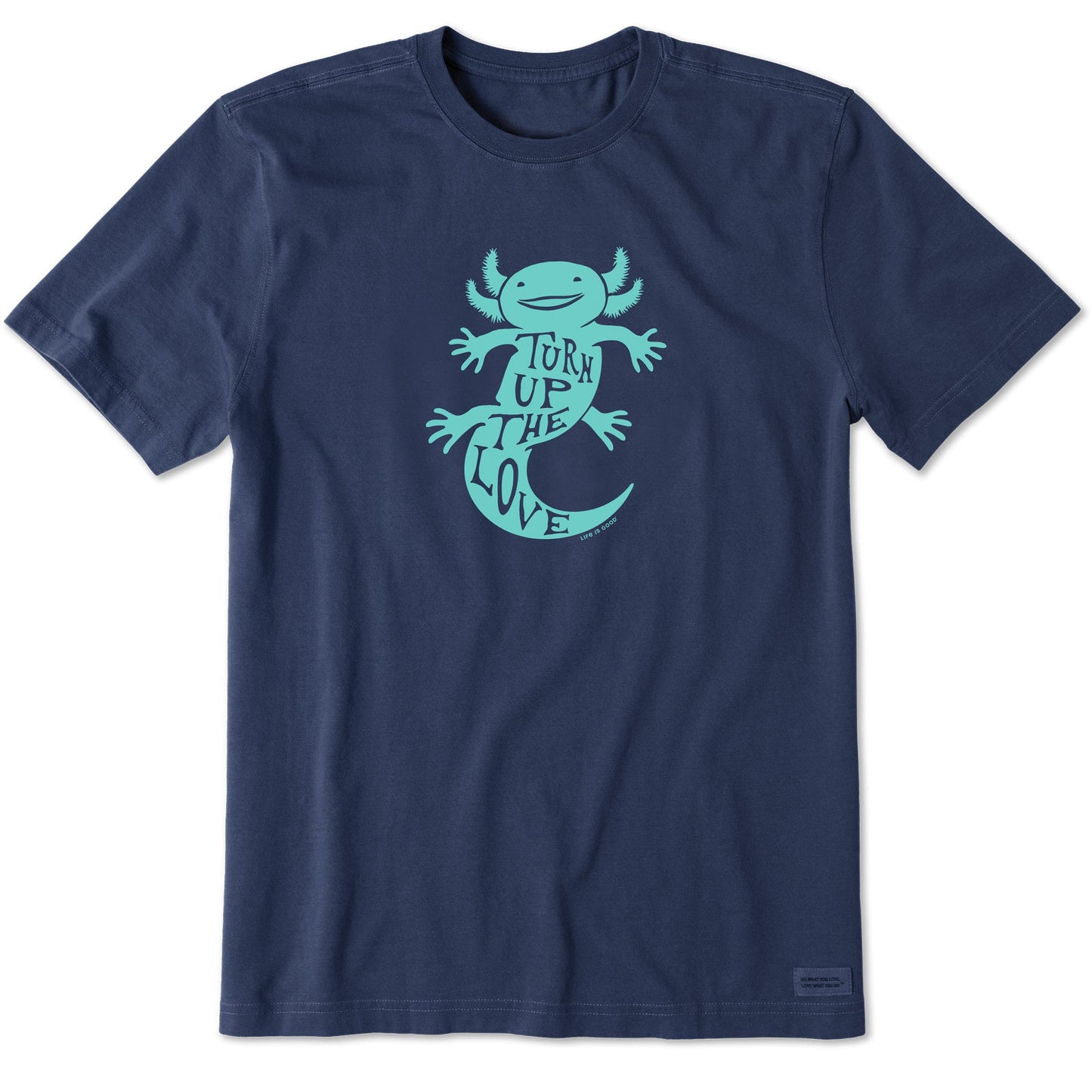 Men's Turn Up The Love Axolotl Short Sleeve Tee