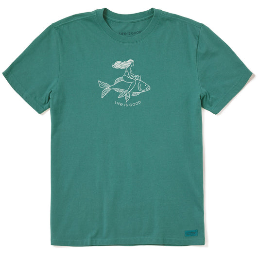 Men's Mermaid Rider Short Sleeve Crusher Tee