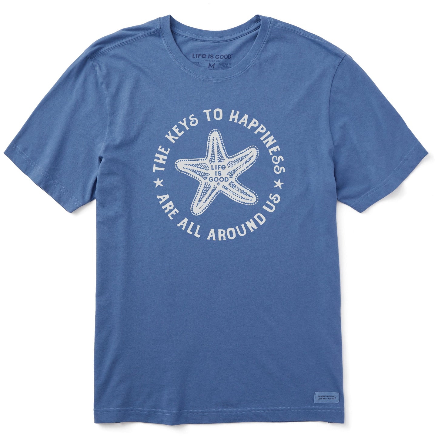 Men's Keys to Happiness Starfish Short Sleeve Tee