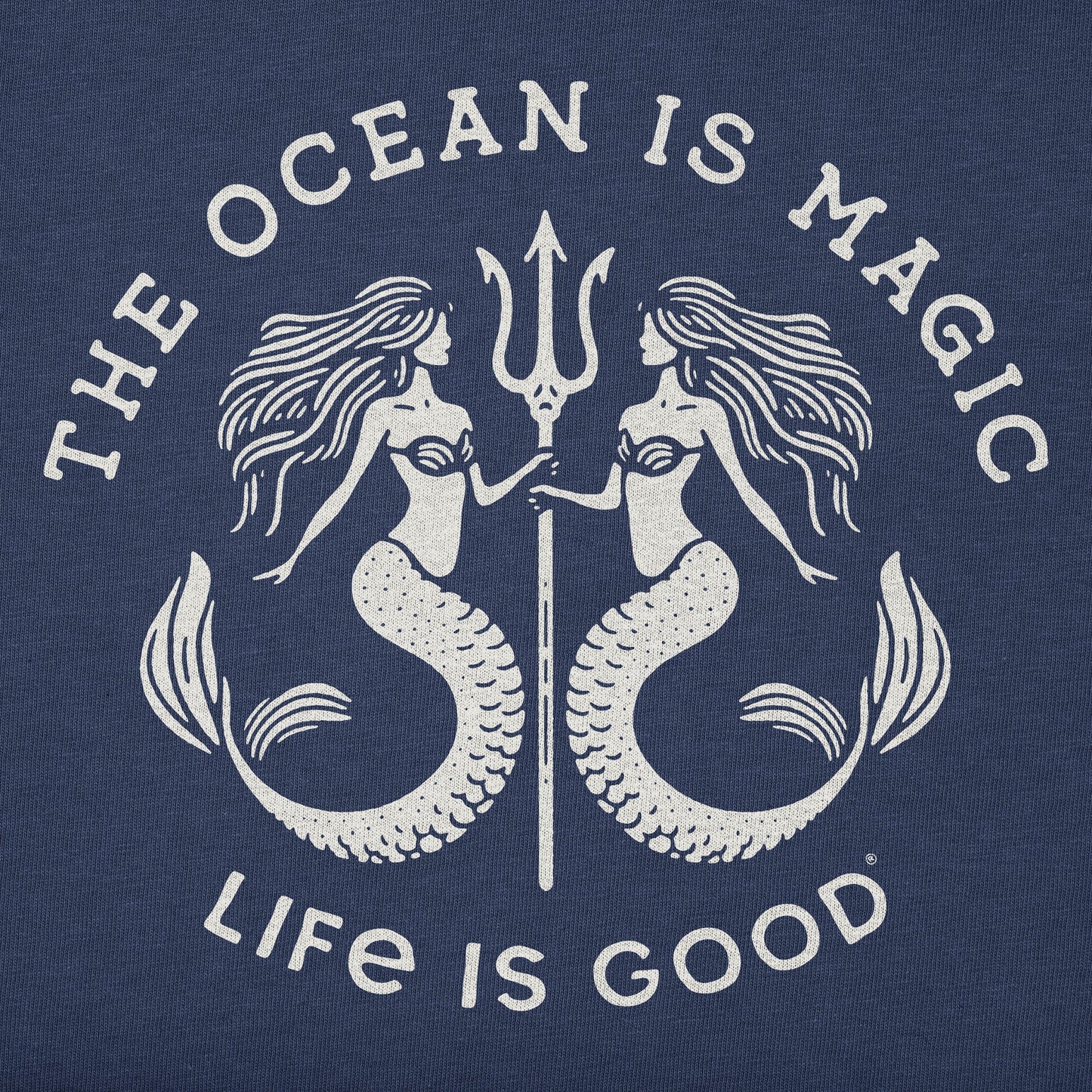 Women's The Ocean Is Magic Short Sleeve Crusher Boxy Tee