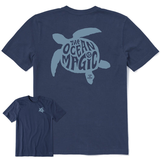 Men's Ocean is Magic Turtle Short Sleeve Tee