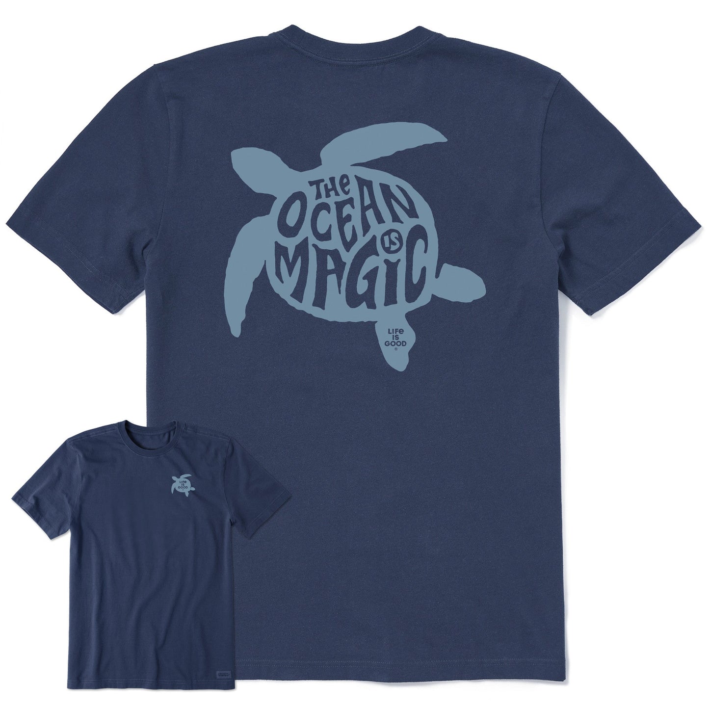 Men's Ocean is Magic Turtle Short Sleeve Tee