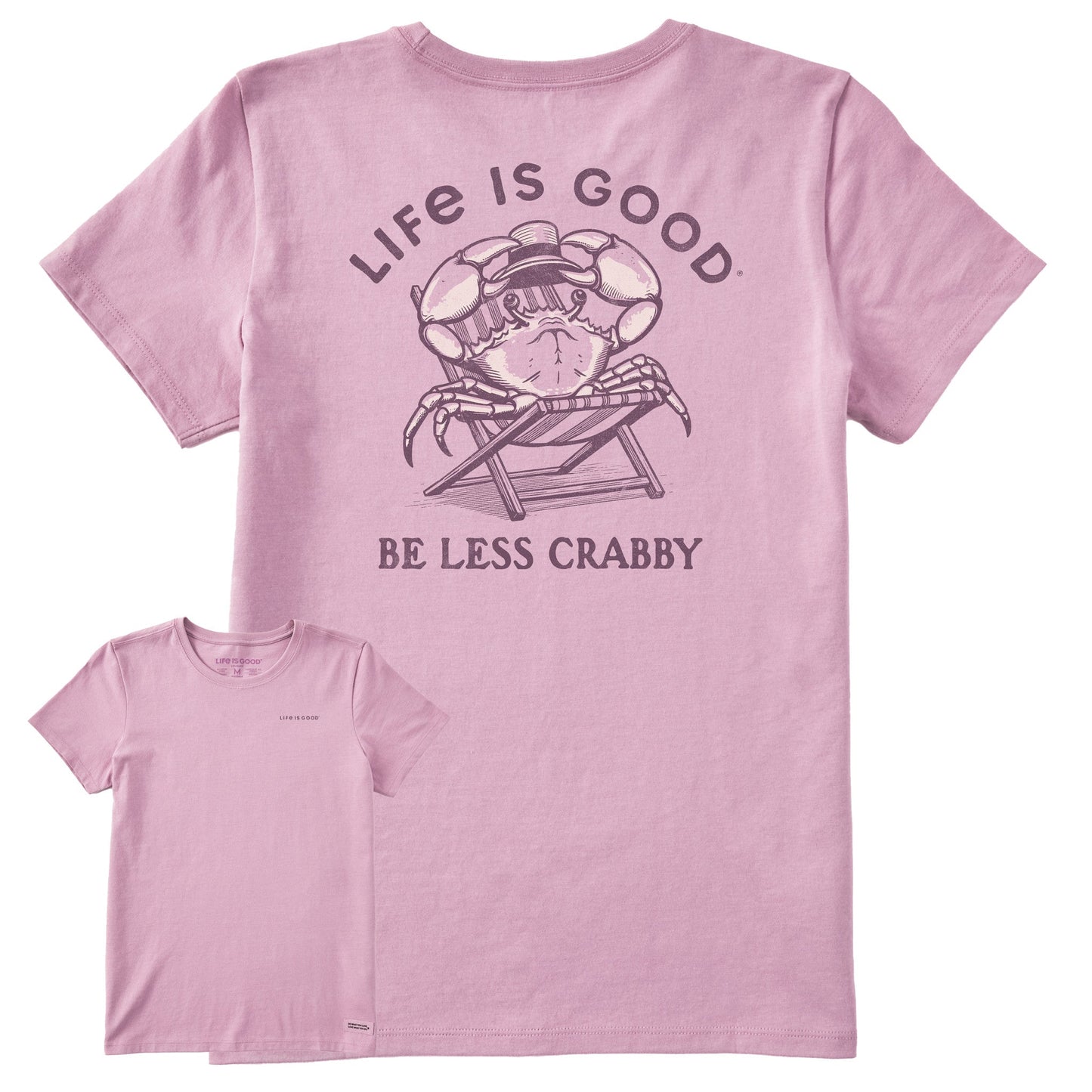 Women's Crafty Be Less Crabby Short Sleeve Tee