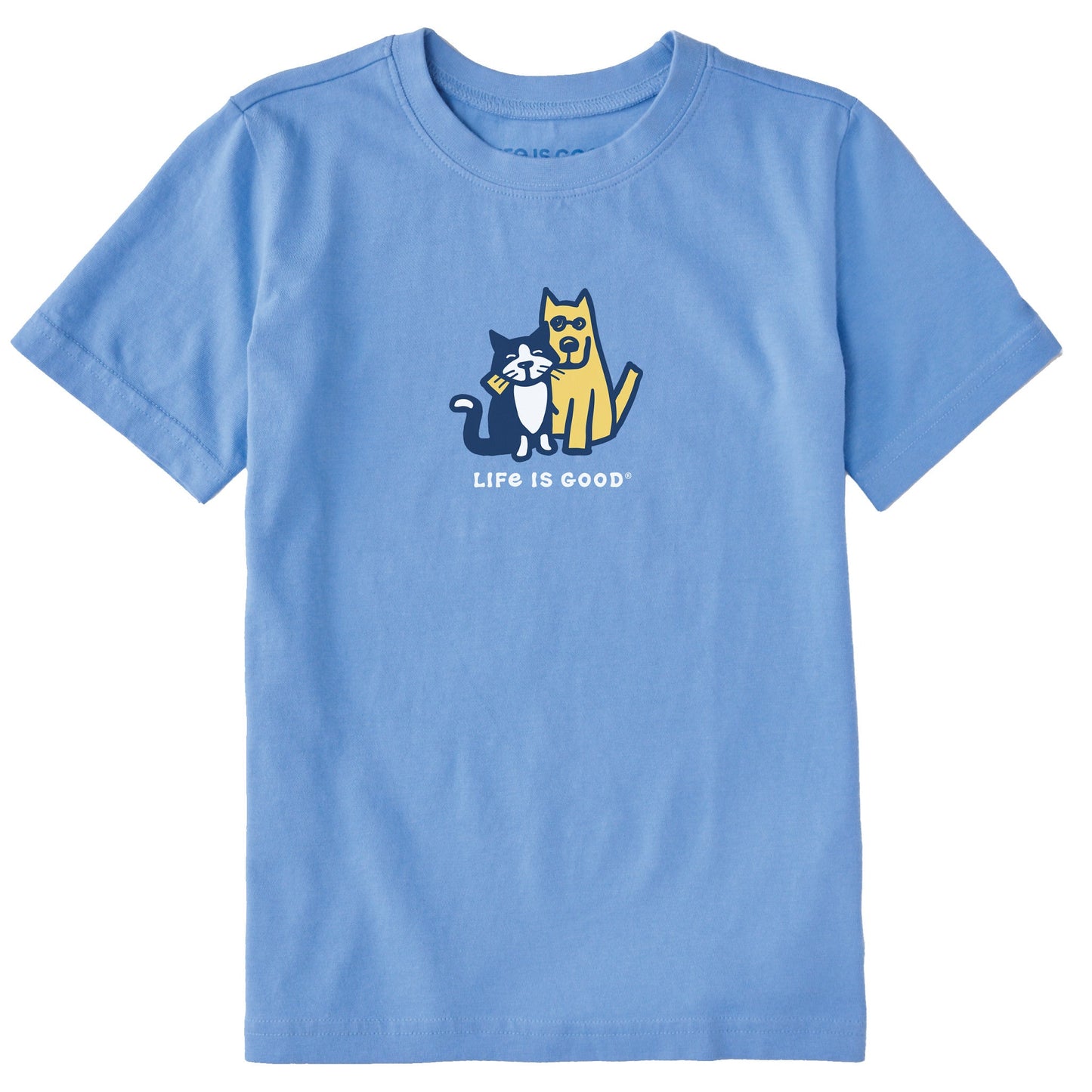 Kids Rocket & Tux Hug Short Sleeve Crusher Tee