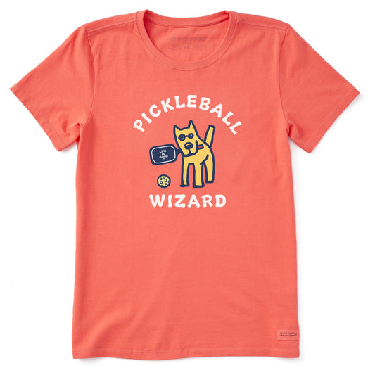 Women's Rocket Pickleball Wizard Short Sleeve Crusher Tee