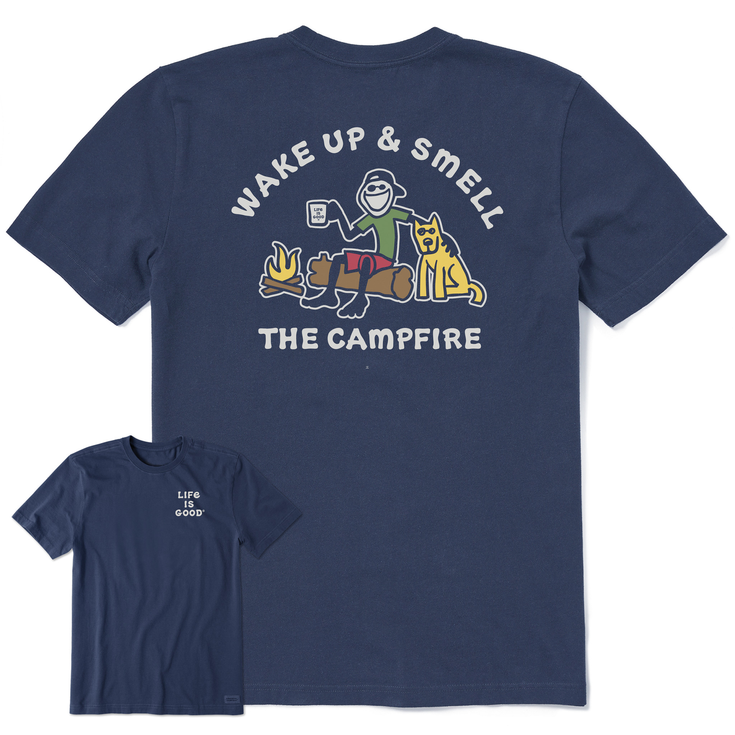 Men's Jake & Rocket Smell the Campfire Short Sleeve Tee