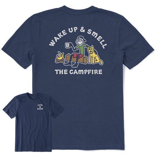 Men's Jake & Rocket Smell the Campfire Short Sleeve Tee