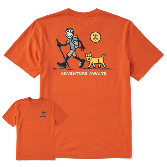 Men's Jake & Rocket Adventure Awaits Short Sleeve Crusher Tee