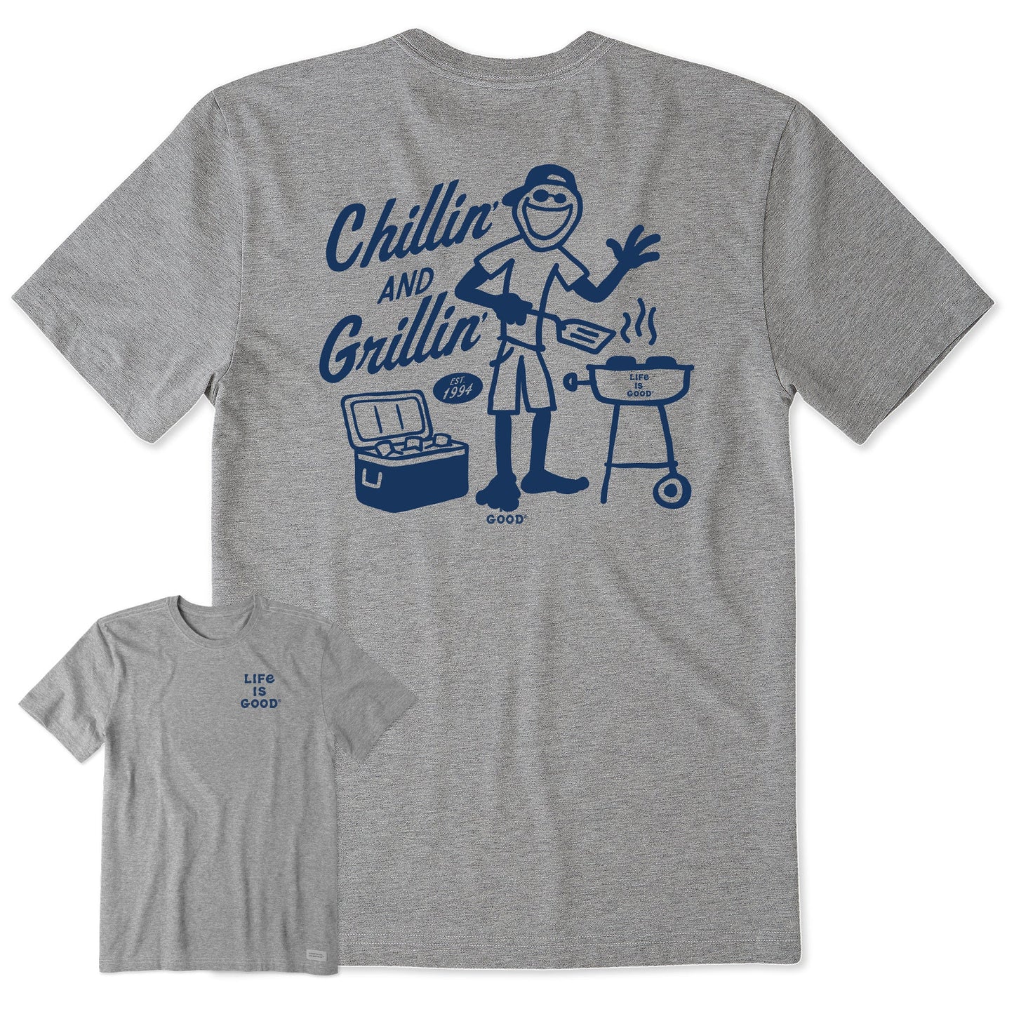 Men's Jake Chillin and Grillin Short Sleeve Tee