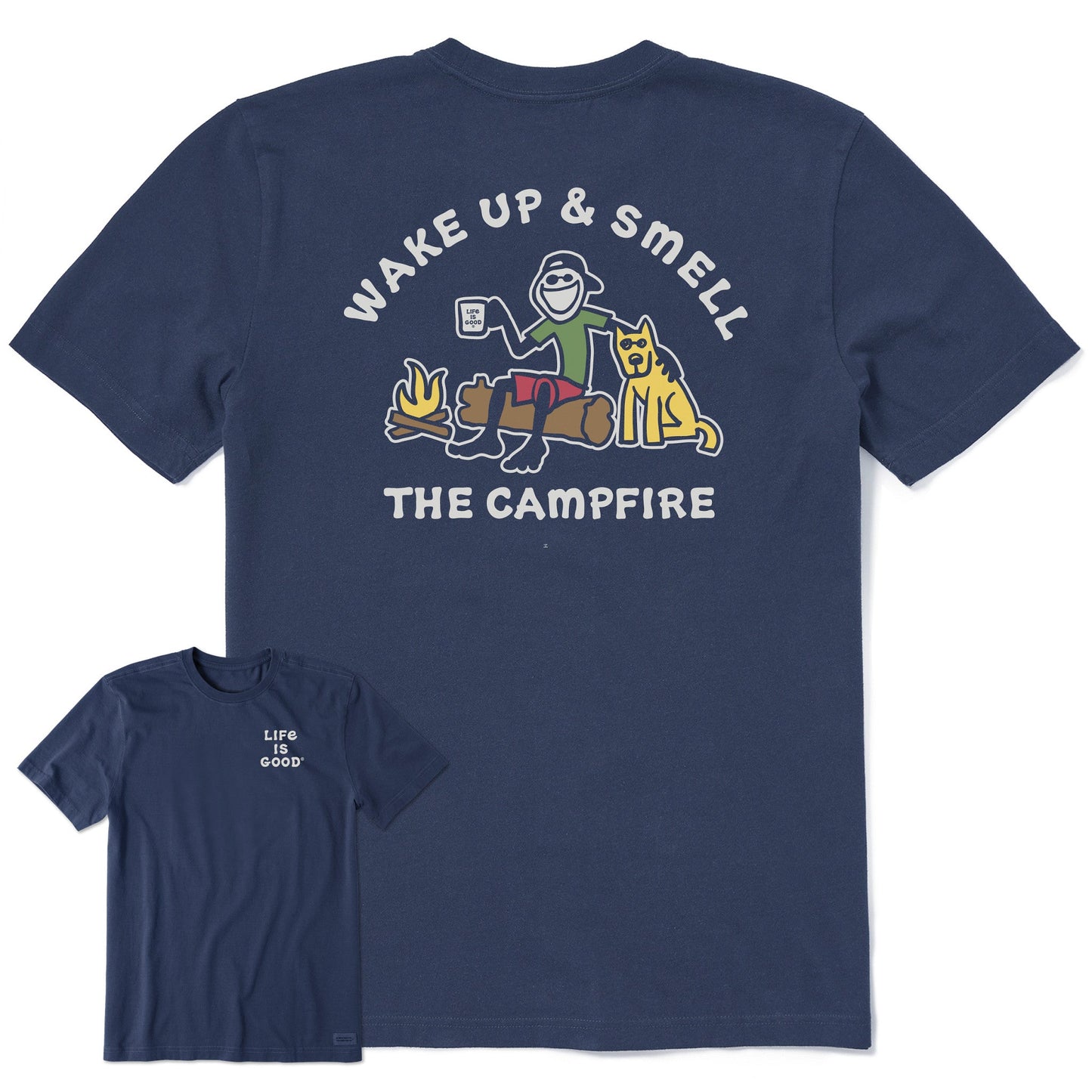 Men's Jake & Rocket Smell the Campfire Short Sleeve Tee