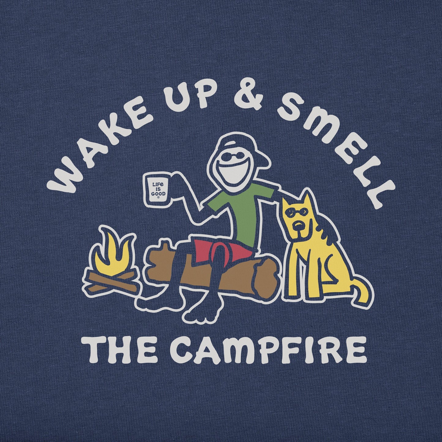 Men's Jake & Rocket Smell the Campfire Short Sleeve Tee