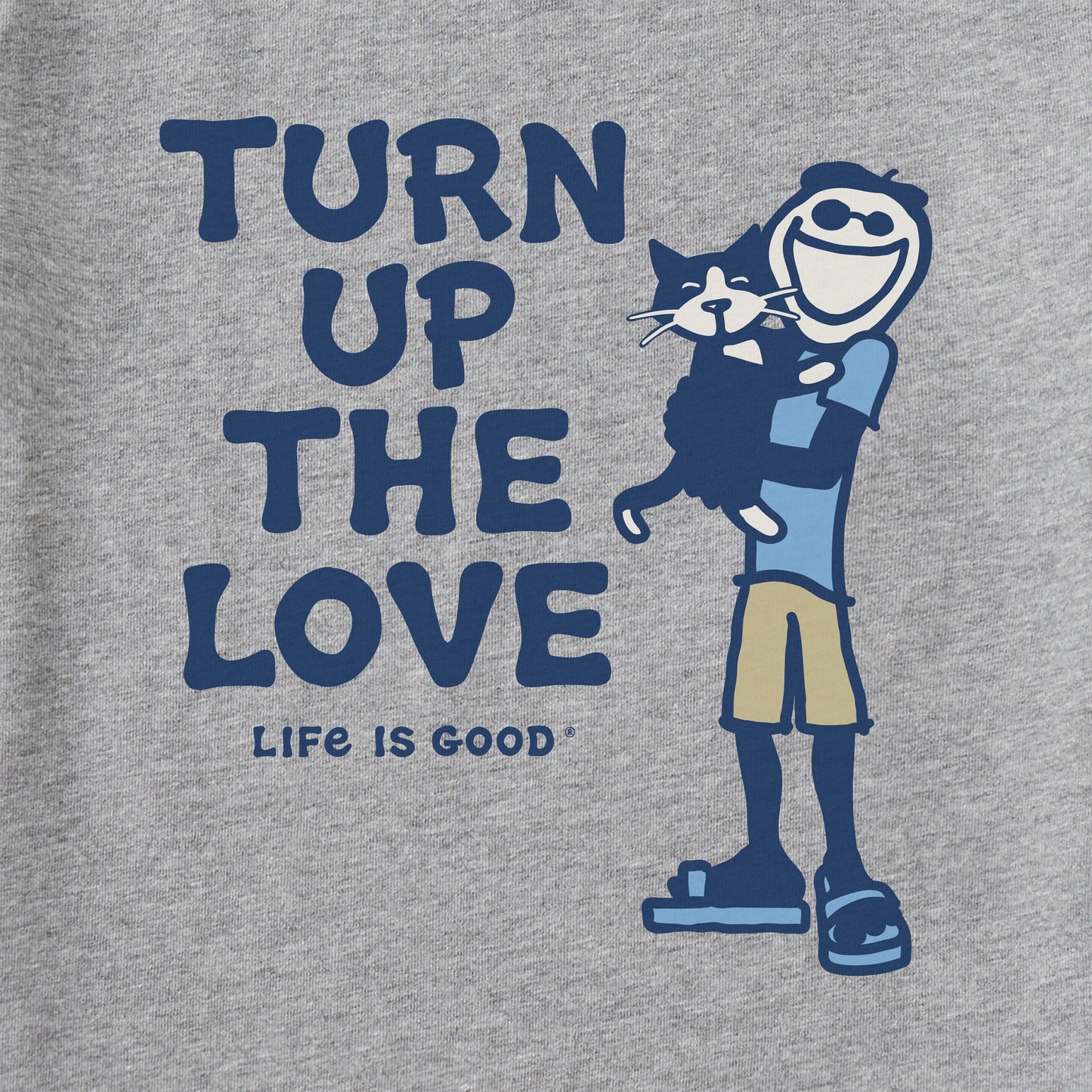 Women's Jake and Tux Turn Up the Love Short Sleeve Tee