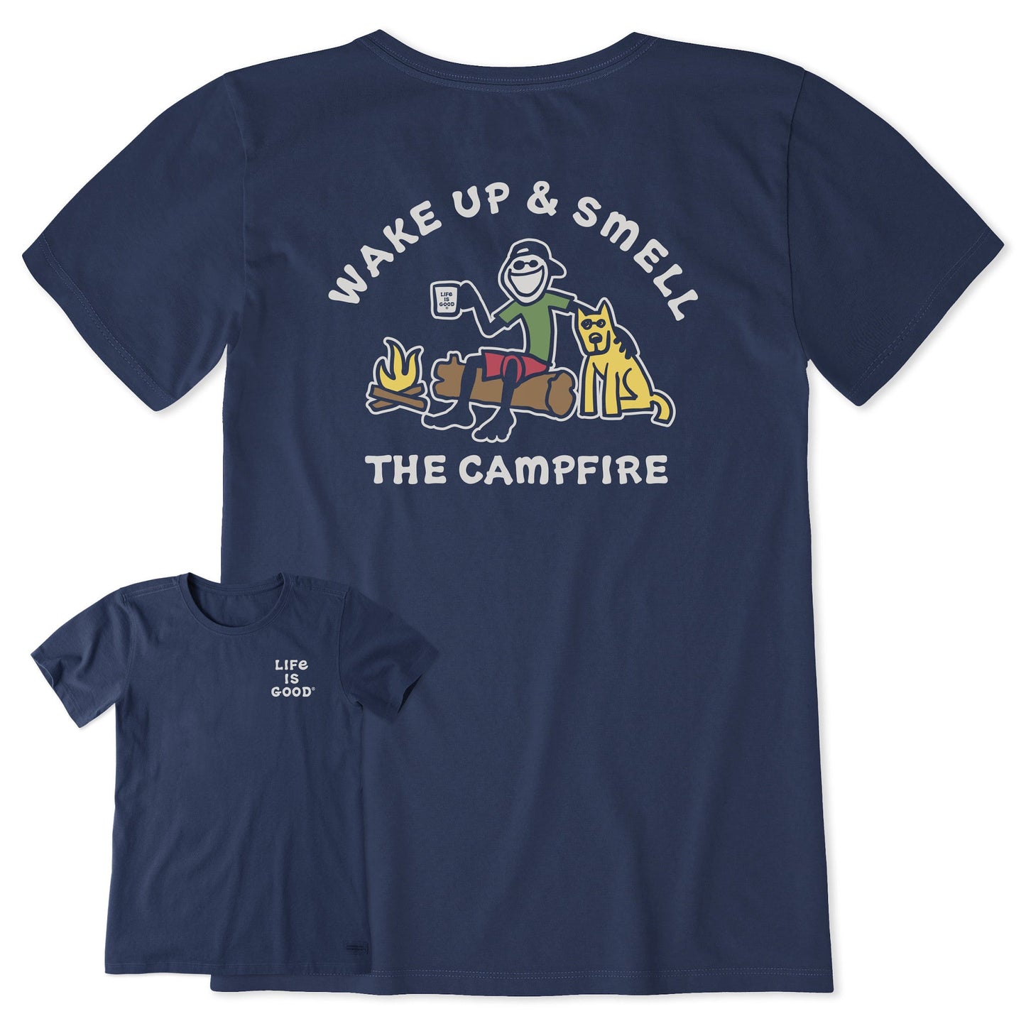 Women's Jake & Rocket Smell the Campfire Short Sleeve Tee