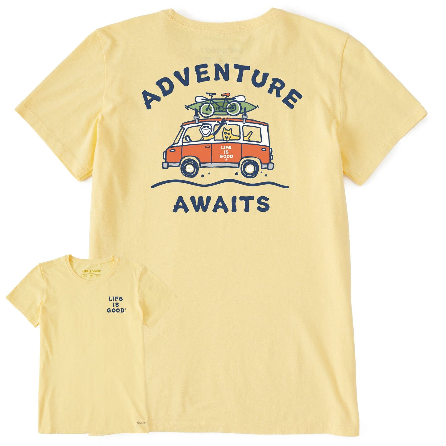 Women's Adventure Awaits Van Short Sleeve Tee