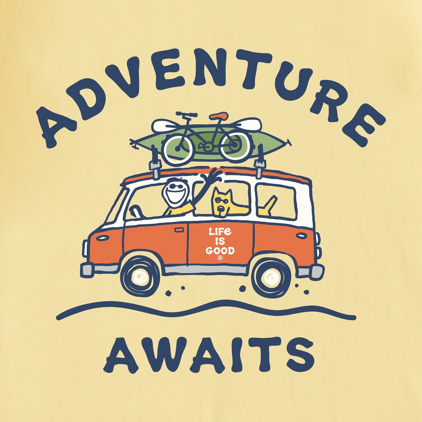 Women's Adventure Awaits Van Short Sleeve Tee